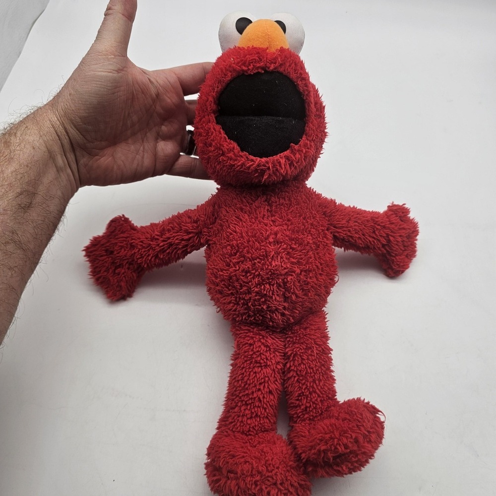 Kohl's Cares Sesame Street Elmo Plush Stuffed Toy‎ Small Red Soft Cuddly